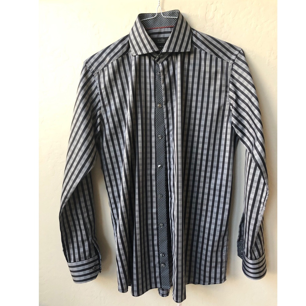 Eton men’s Dress Shirt Size 39/15.5 Slim Fit